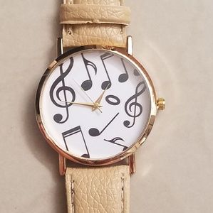 Music note watch